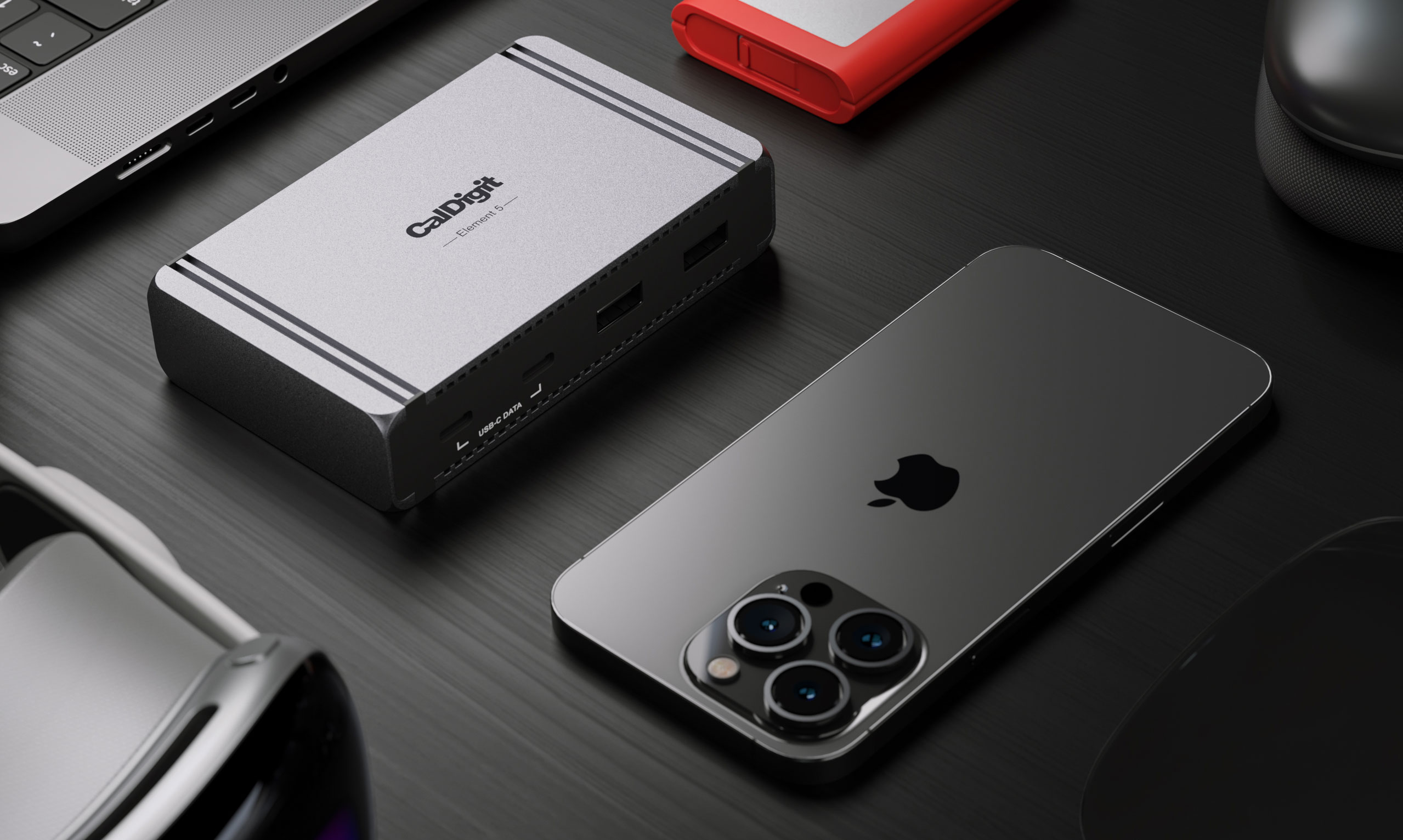CalDigit Element 5 Hub iPhone