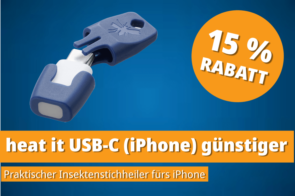 Image: Im Sommer nie mehr ohne: Insektenstichheiler fÃ¼r 24,99 Euro âÂ mit iPhone nutzbar