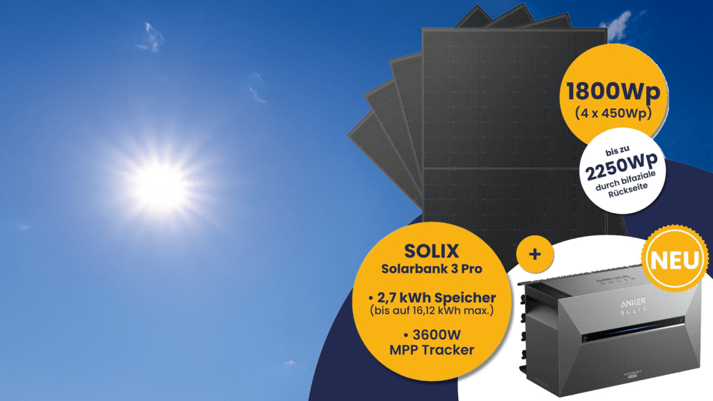 Image: Nur bis 6.Mai: 1800-Watt-Balkonkraftwerk zum Selbstaufbau 760 Euro gÃ¼nstiger