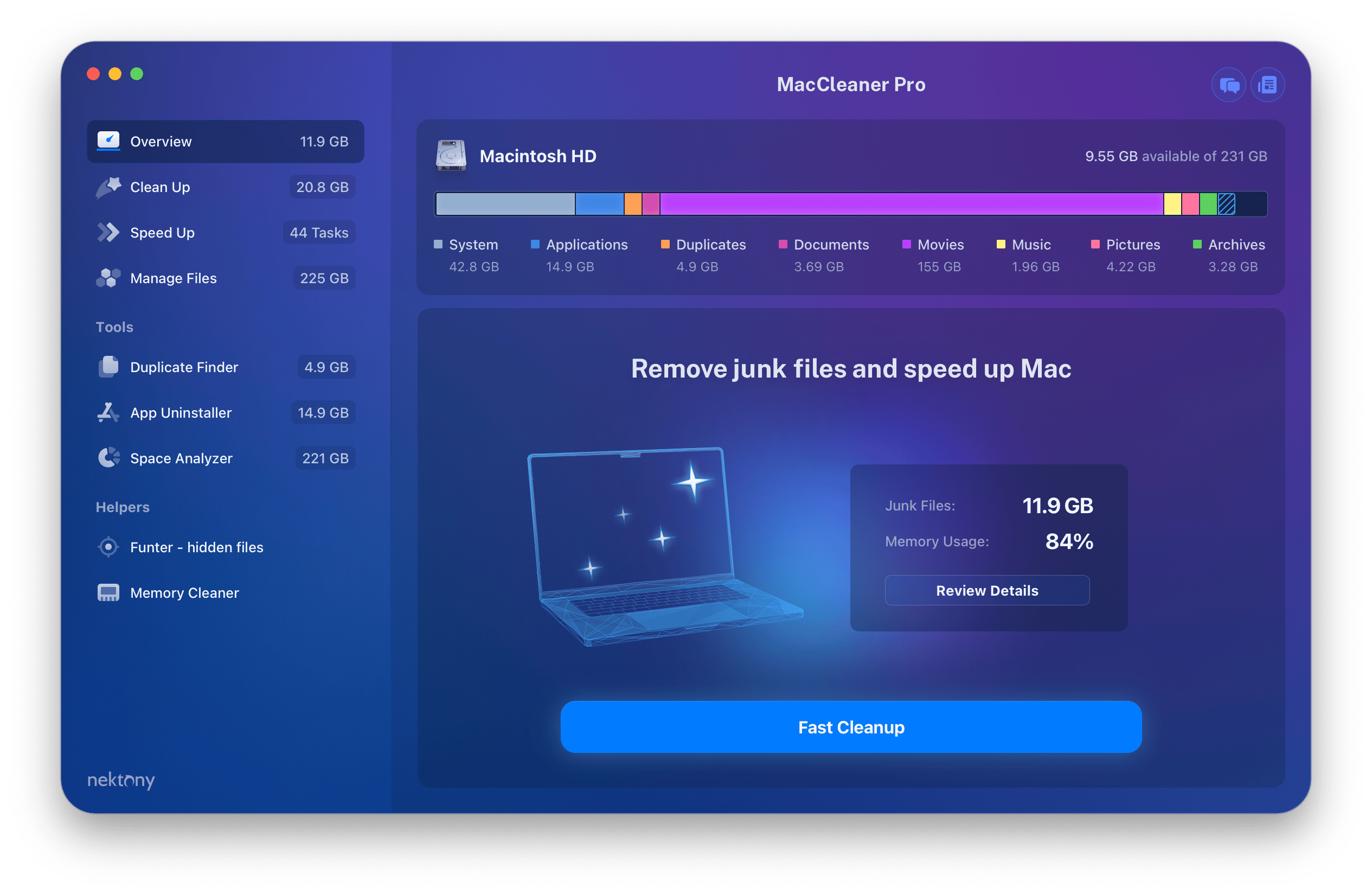 Nektony MacCleaner Pro