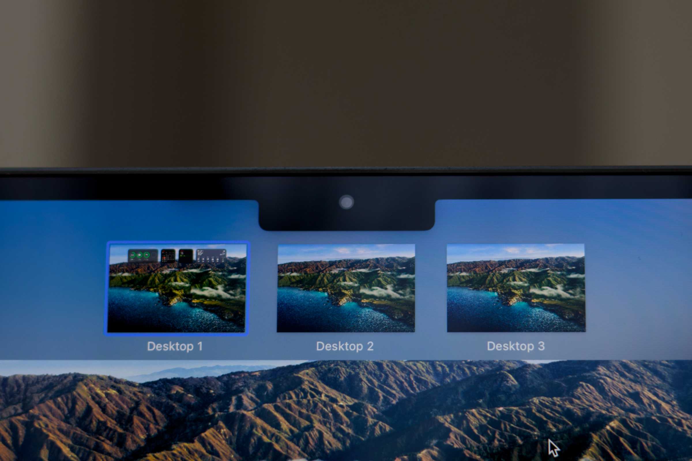 MacOS mission control spaces