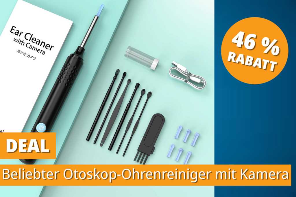 Image: Vergessen Sie WattestÃ¤bchen: Smarter Ohrenreiniger mit Kamera fÃ¼r nur 23,99 Euro bei Amazon