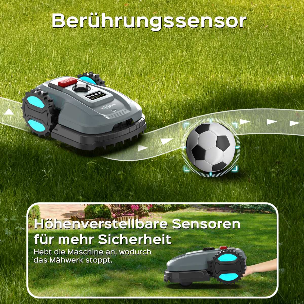 Yardcare E400 Berührungssensor