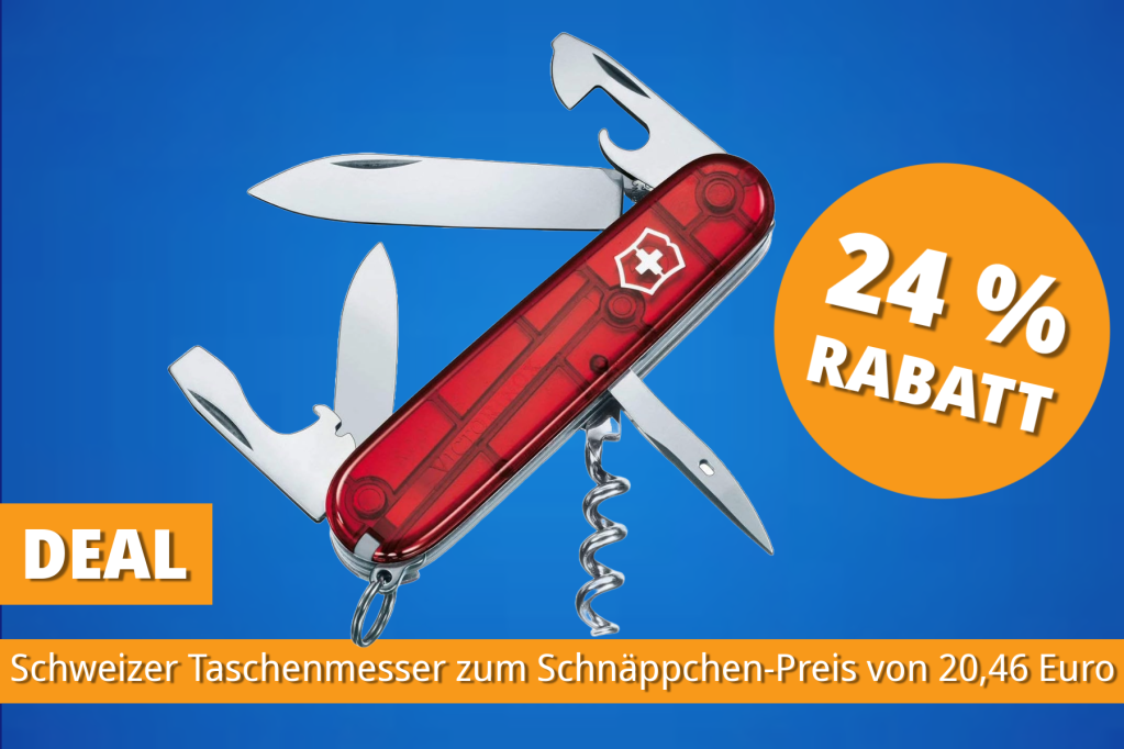 Image: Sollte jeder haben: Schweizer Taschenmesser mit 12 Funktionen fÃ¼r nur 20,46 Euro bei Amazon
