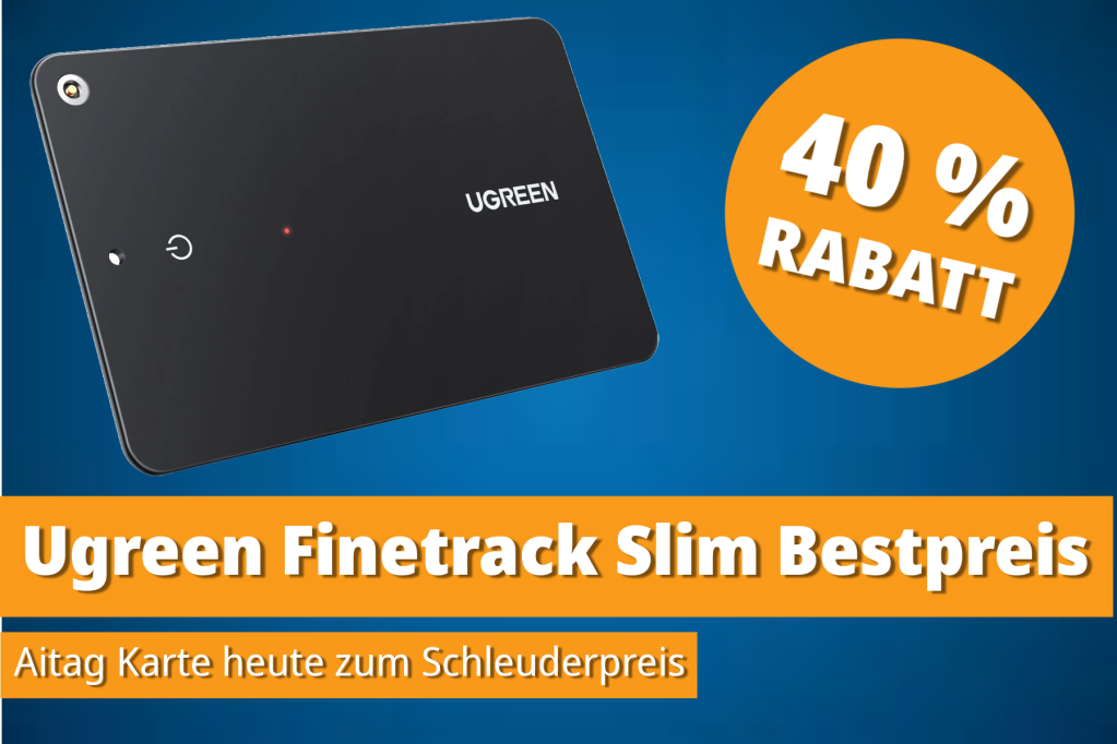 Image: Flacher als Airtags und genau so nÃ¼tzlich: Ugreen Finder Slim jetzt fÃ¼r 17,99 Euro