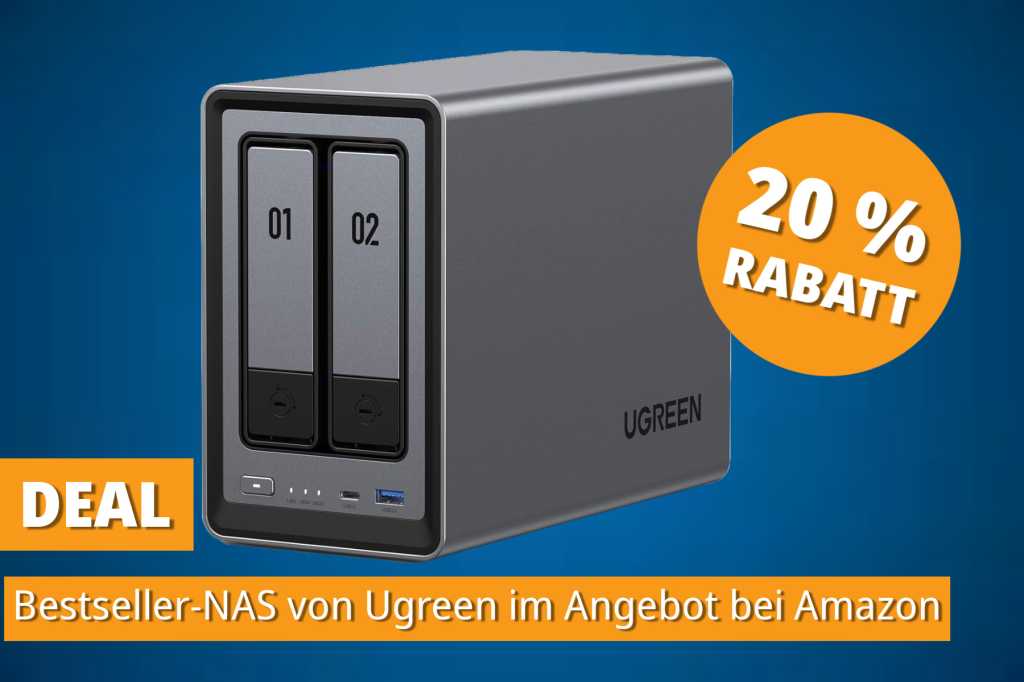 Image: Kein Scherz: Amazon haut das meistverkaufteste Ugreen-NAS mit bis zu 64 TB fÃ¼r unter 280 Euro raus