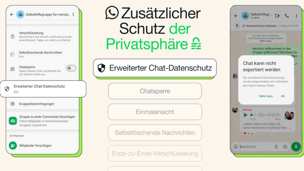 Image: Neue Whatsapp-Funktion schÃ¼tzt Ihre Chats vor fremden Blicken