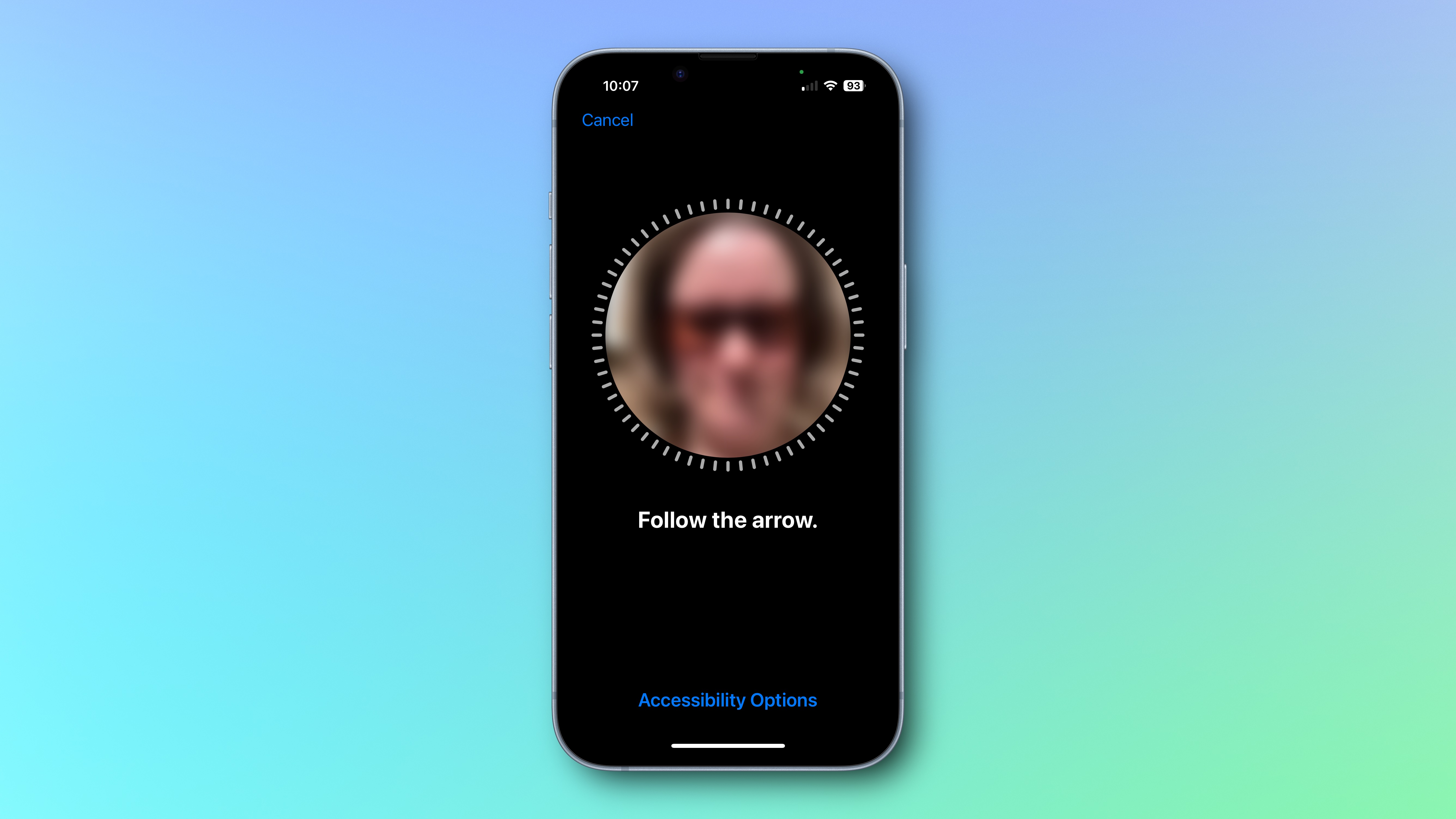 Set up Face ID with glasses for iPhone