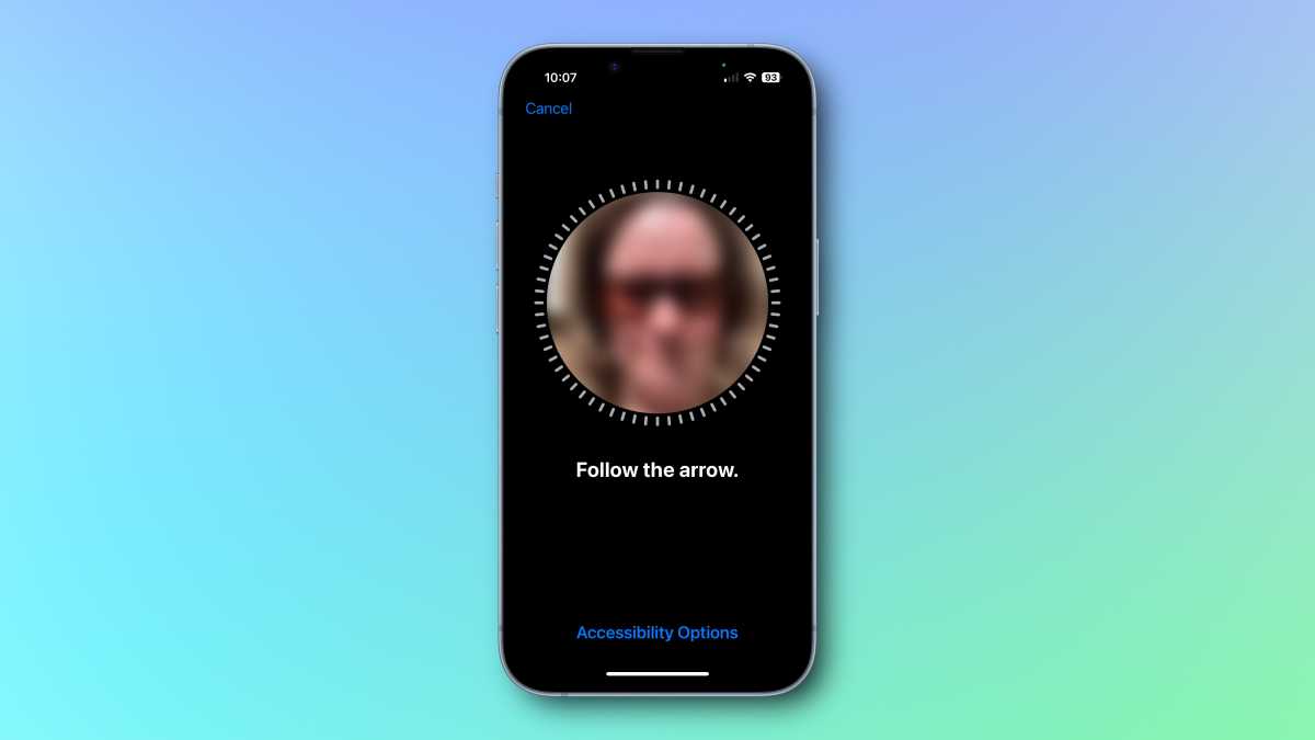 Set up Face ID with glasses for iPhone