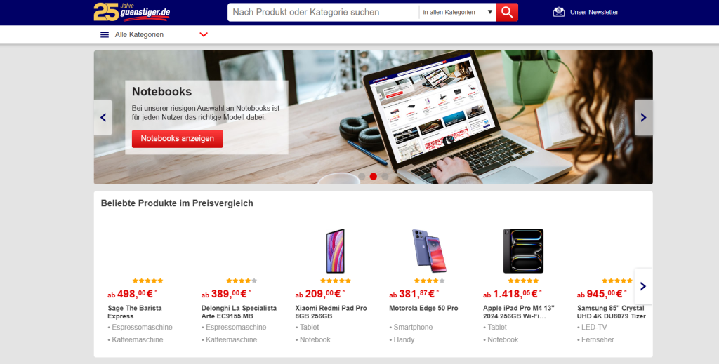 Image: Cyberattacke auf Vergleichsportal Guenstiger.de â Das mÃ¼ssen Sie wissen