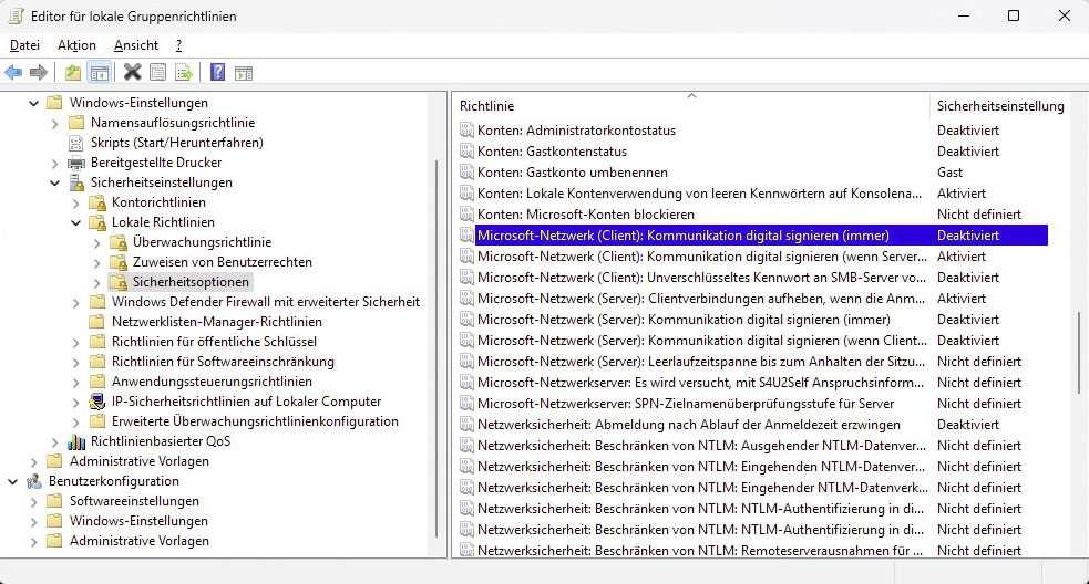 Gruppenrichtlinie