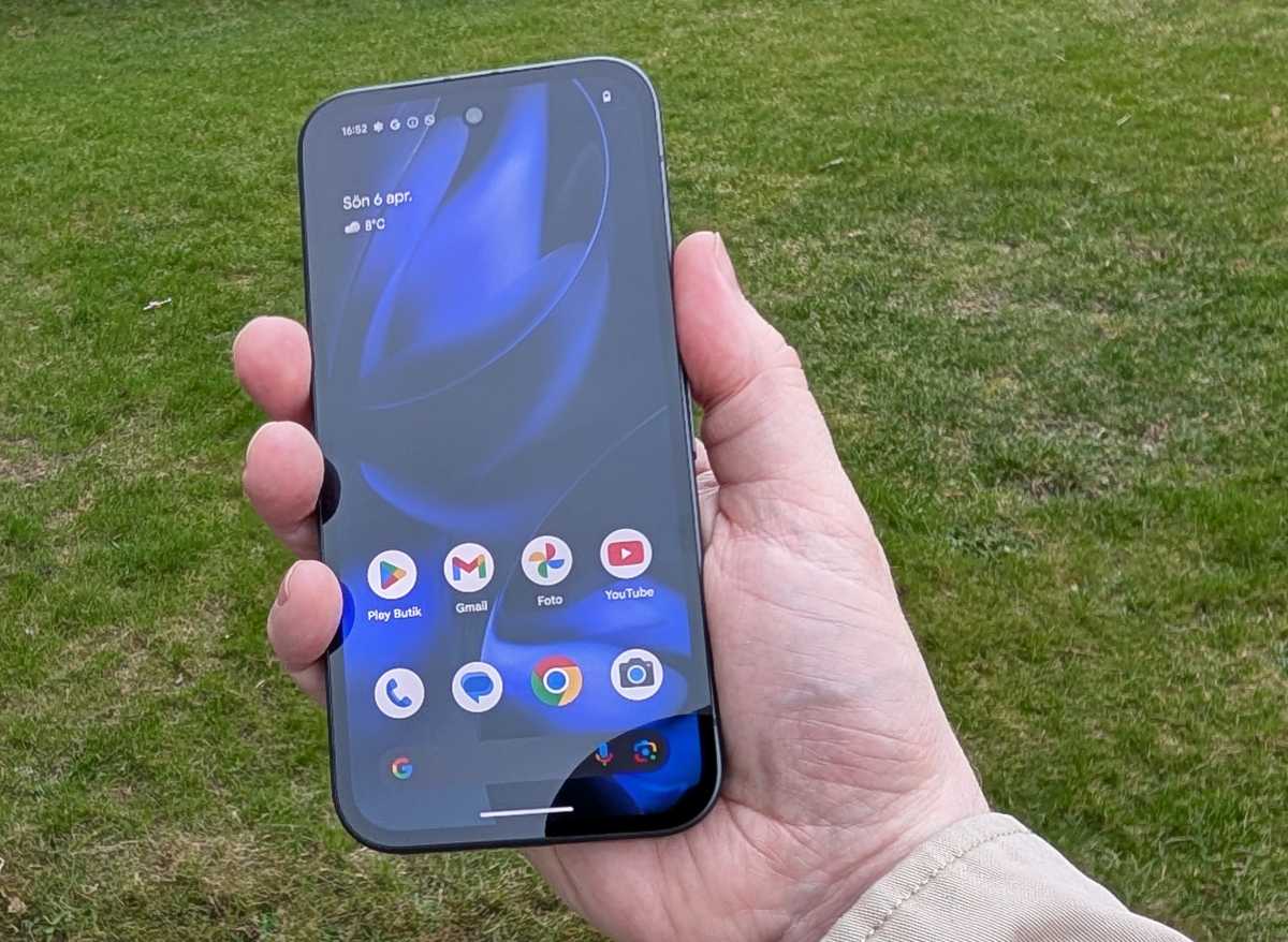 Pixel 9a skärm