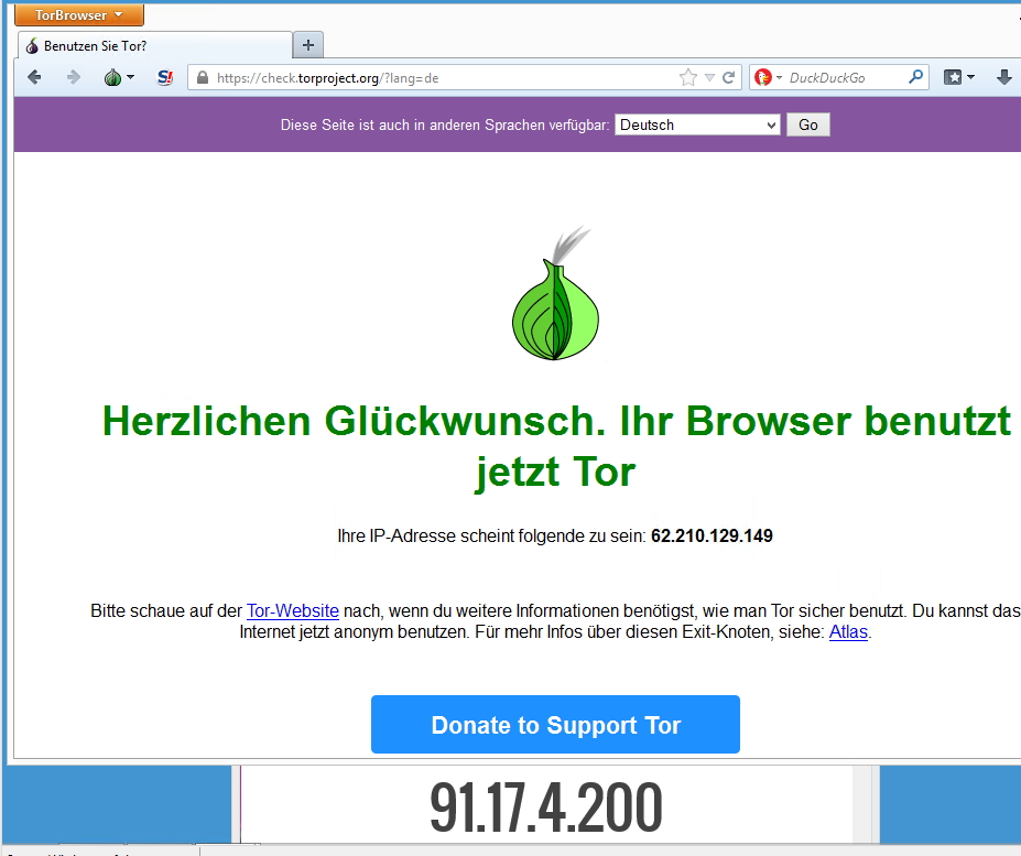 TOR-Netzwerk-Verbindung