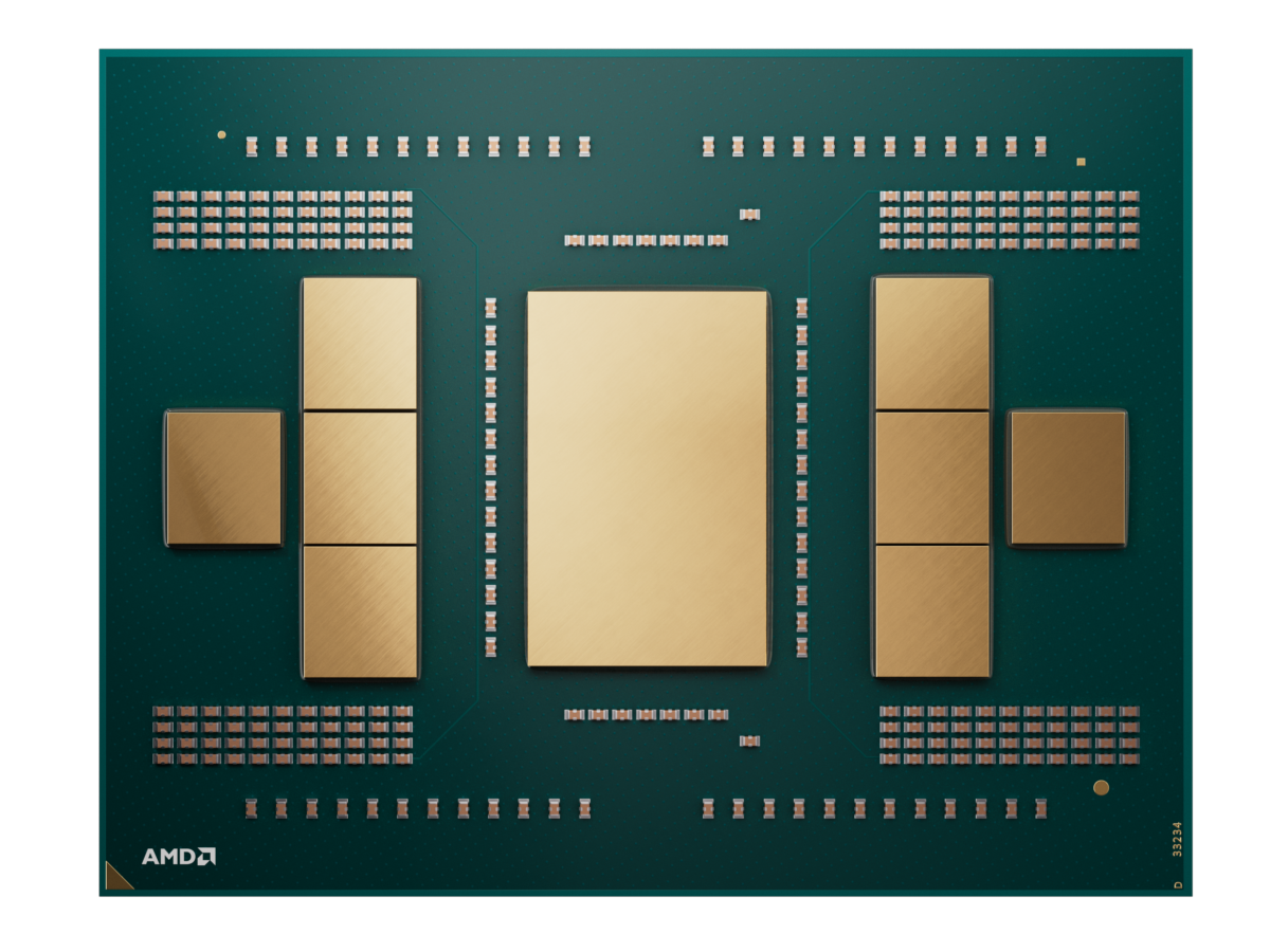 AMD Threadripper 9000 WX delidded crop