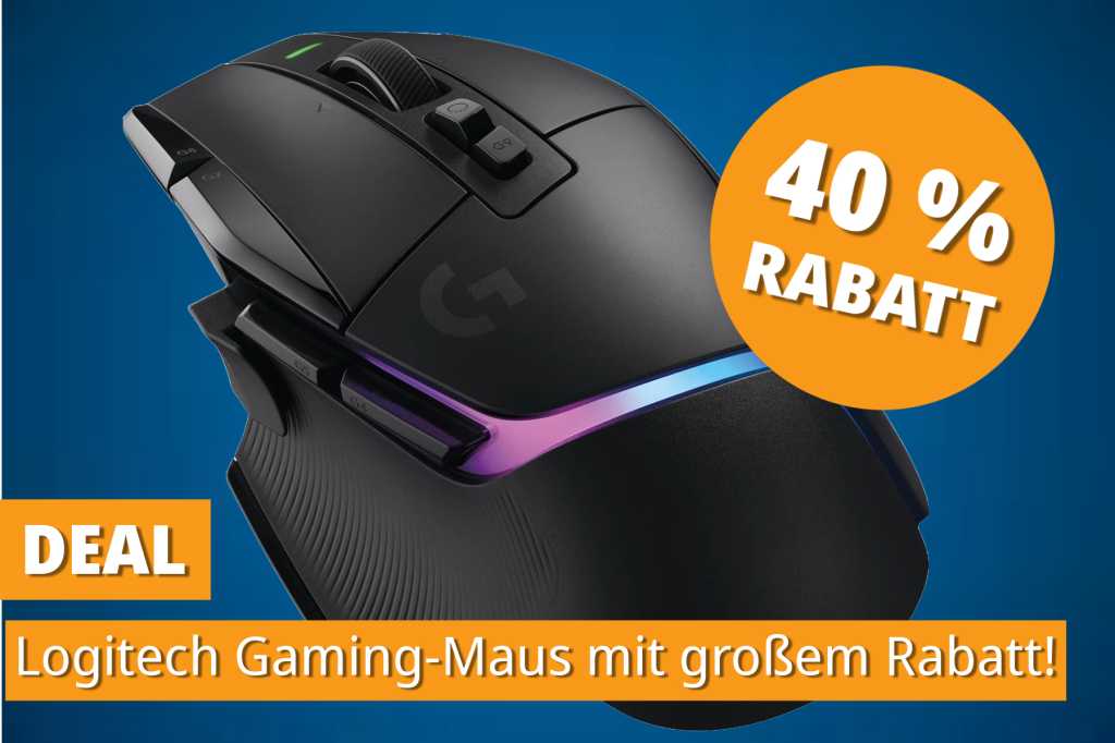 Image: High-End-Gaming zum Sparpreis: Logitech reduziert Maus auf nur 89,90 â¬