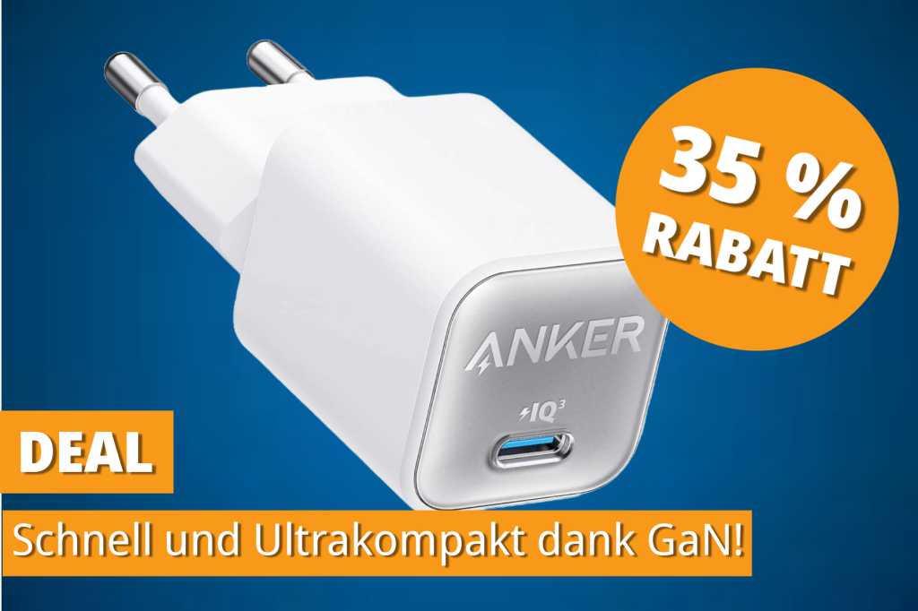 Image: Kaum grÃ¶Ãer als ein WÃ¼rfelzucker â Ankers GaN-LadegerÃ¤t jetzt fÃ¼r unter 13 â¬
