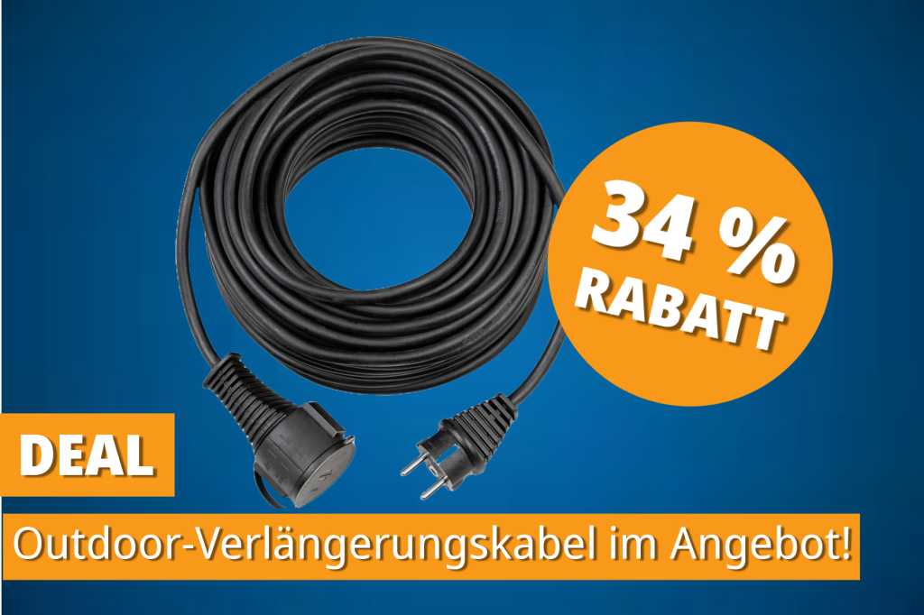 Image: Bestseller zum Top-Preis: VerlÃ¤ngerungskabel von Brennenstuhl fÃ¼r unter 16â¯â¬