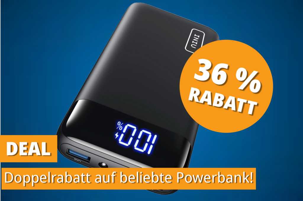 Image: Bestseller-Powerbank mit 20.000â¯mAh fÃ¤llt auf 20,22â¯â¬ â Schnellladen fÃ¼r kleines Geld