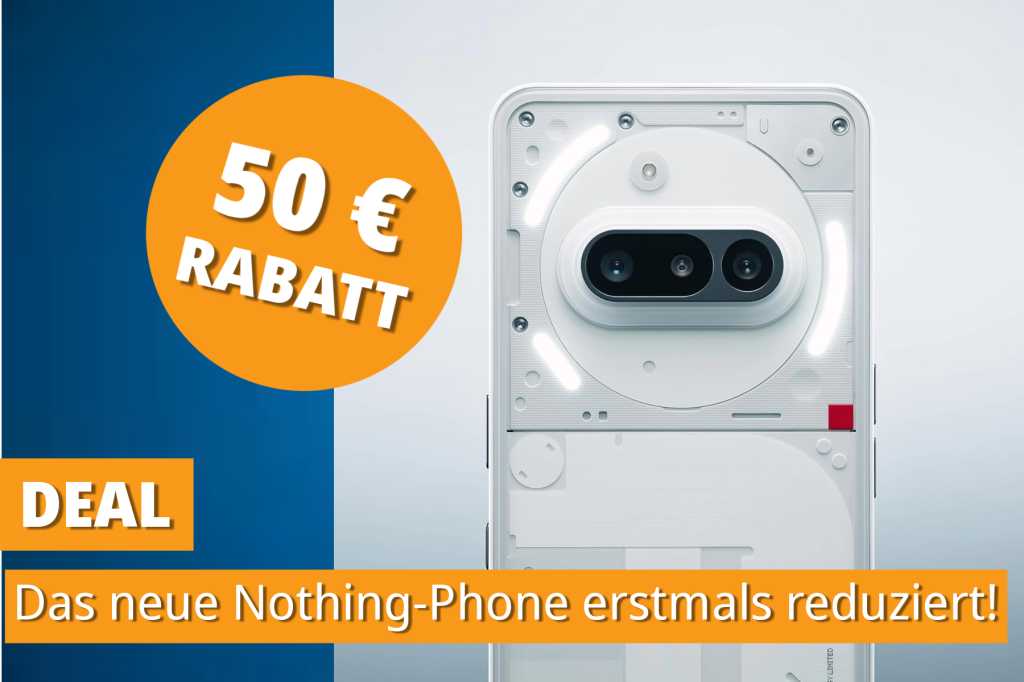 Image: Zum ersten Mal gÃ¼nstiger: Nothing Phone 3a mit 50 â¬ Rabatt bei Amazon