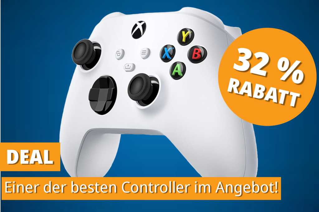 Image: Preisrutsch auf 43,99 â¬: Xbox-Controller in Robot White aktuell so gÃ¼nstig wie selten