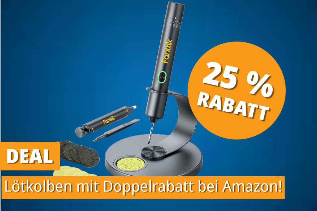 Image: Kabellos lÃ¶ten in 7 Sekunden: Fanttik-LÃ¶tkolben jetzt fÃ¼r unter 48â¯â¬