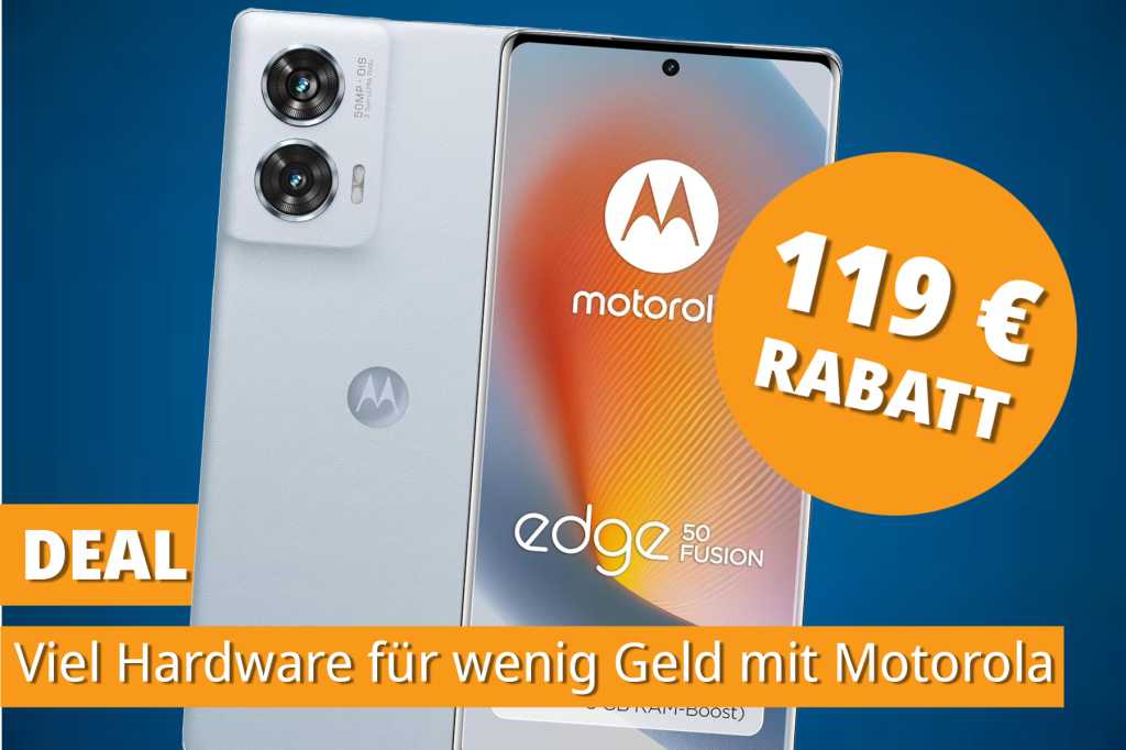 Image: Edles Motorola-Smartphone jetzt krass reduziert â Amazon haut 119 â¬ Rabatt raus