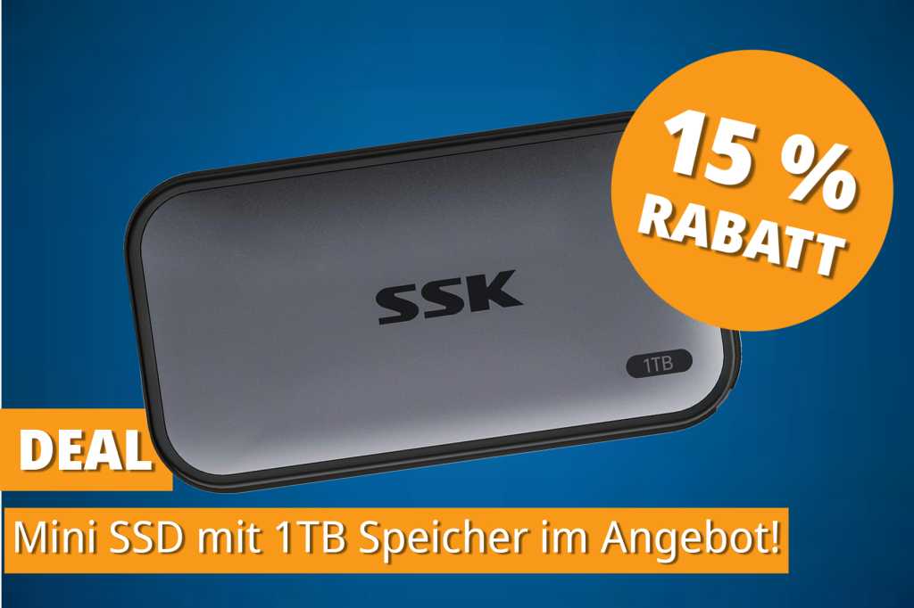 Image: 1TB in der Hosentasche: Diese SSD Ã¼bertrÃ¤gt 4K-Videos in Sekunden