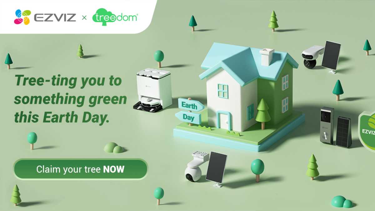 EZVIZ x Treedom GreenerWithEZVIZ Campaign
