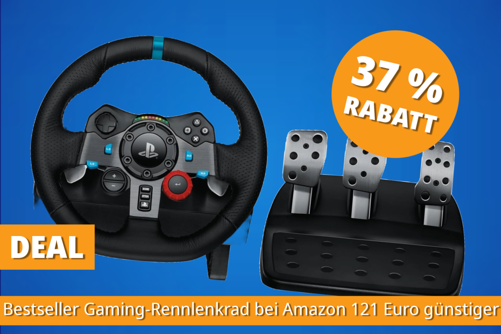 Image: Bestseller-Lenkrad fÃ¼r Racing-Fans: Logitech G29 bei Amazon jetzt nur 209 Euro