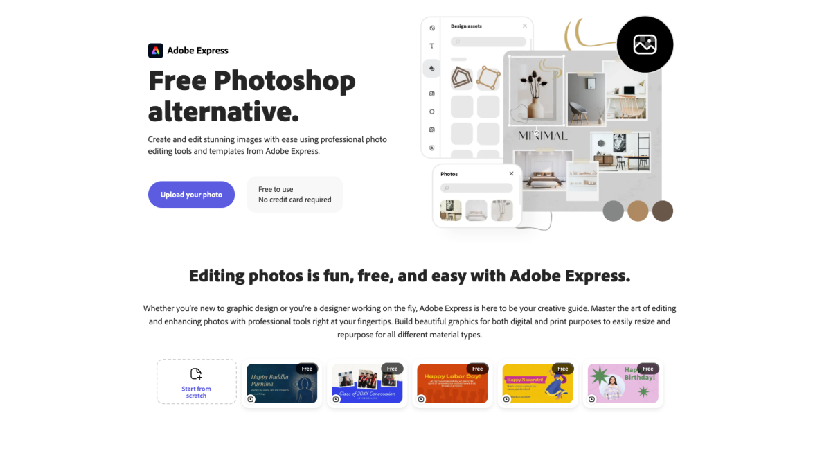 How to get Photoshop for free on Mac Adobe Express