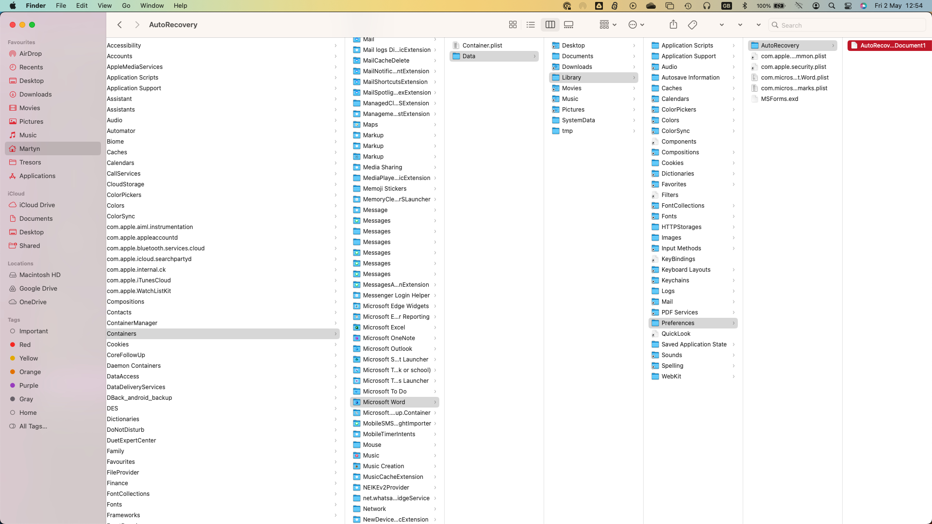 How to recover a lost word document AUTORECOVER
