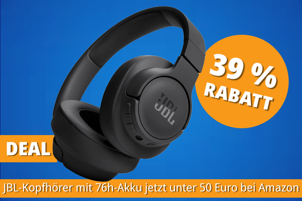 Image: JBL zum Tiefpreis: Beliebte Bluetooth-KopfhÃ¶rer fÃ¼r nur 49 Euro bei Amazon