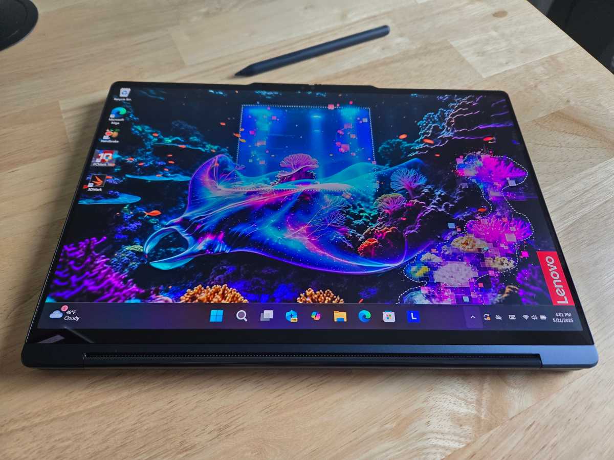 Lenovo Yoga 9i 2-in-1 flat with pen