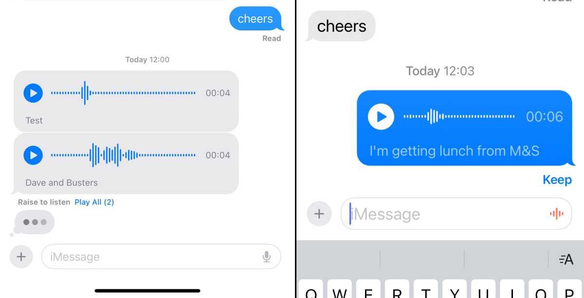 Dave and Buster's Messages bug 2nd test