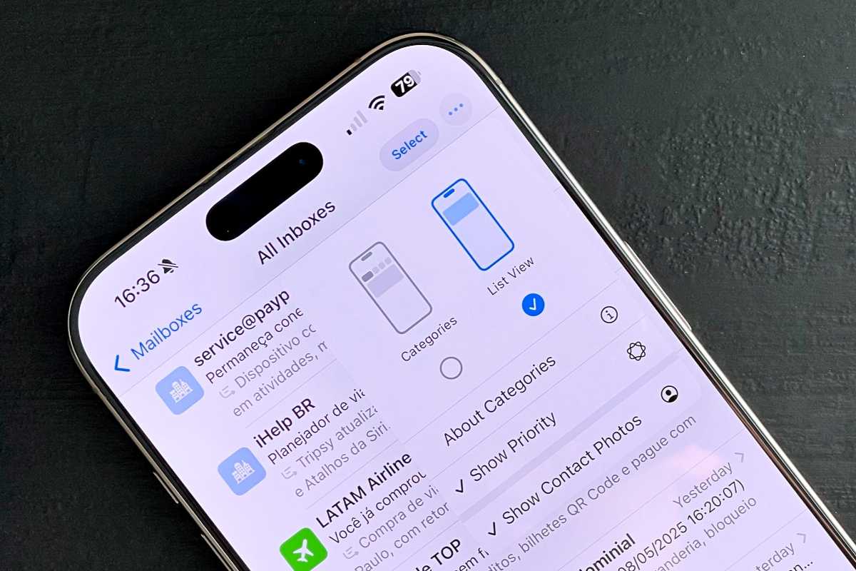New Mail options in iOS 18 5