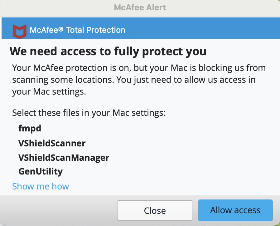 McAfeeTotalProtection protect