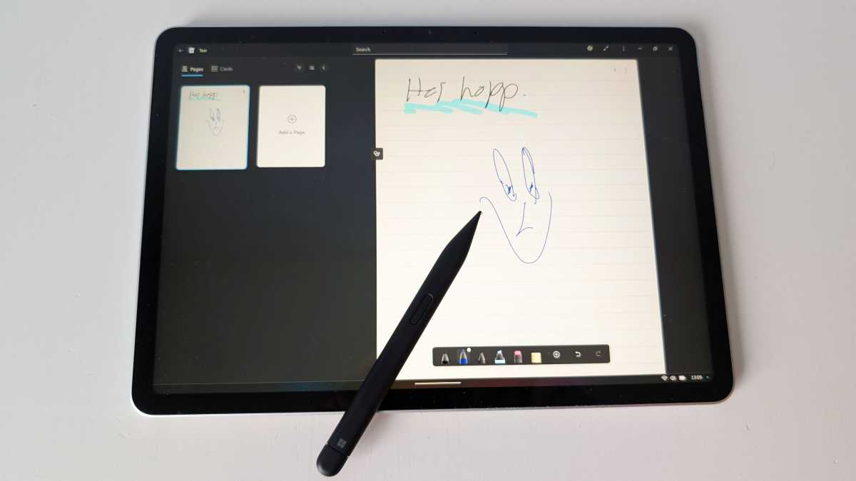 Surface Pro 12 pennkontroll