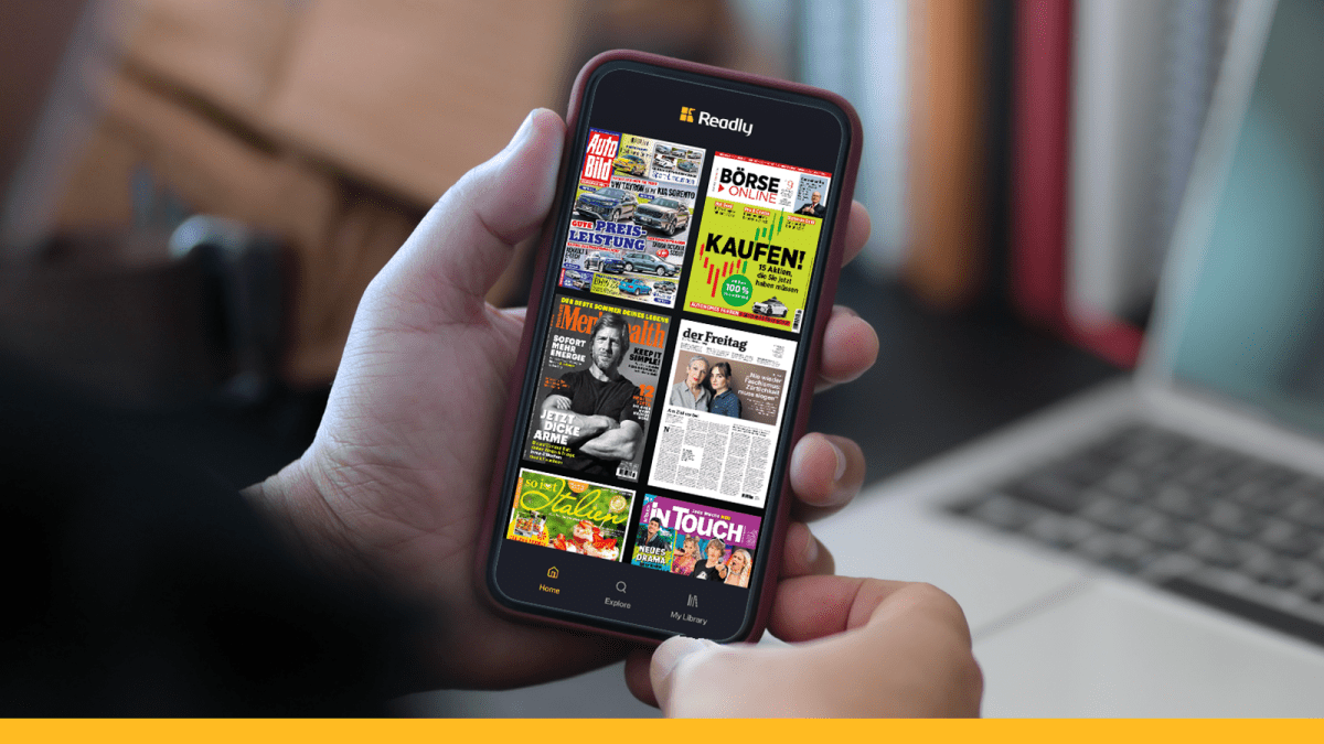 Readly jetzt gratis testen und über 8.000 Magazine entdecken!