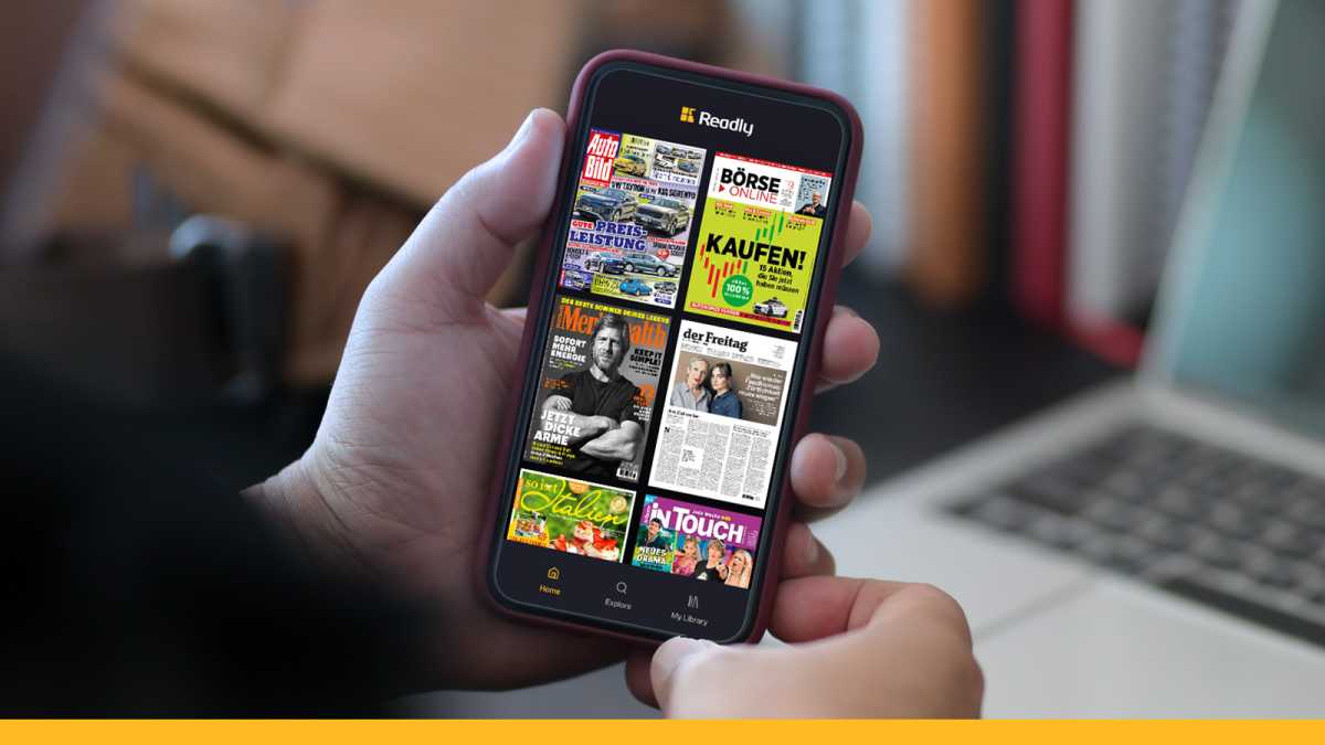 Jetzt Readly kostenlos testen − über 8.000 Magazine lesen!