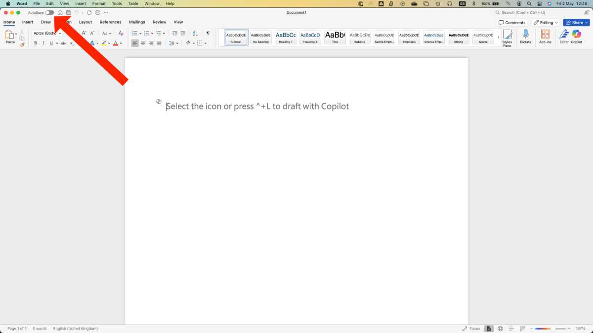 How to recover a lost Word document