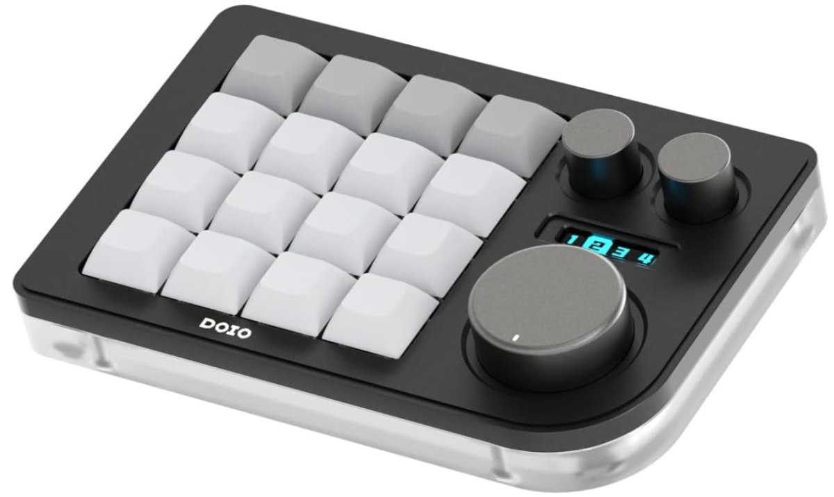 Megalodon Triple Knob Macro Pad