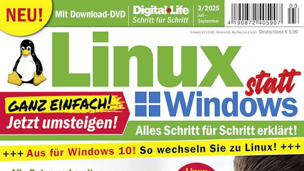 Image: Digital Life 3/2025: Linux statt Windows â so klappt der Umstieg