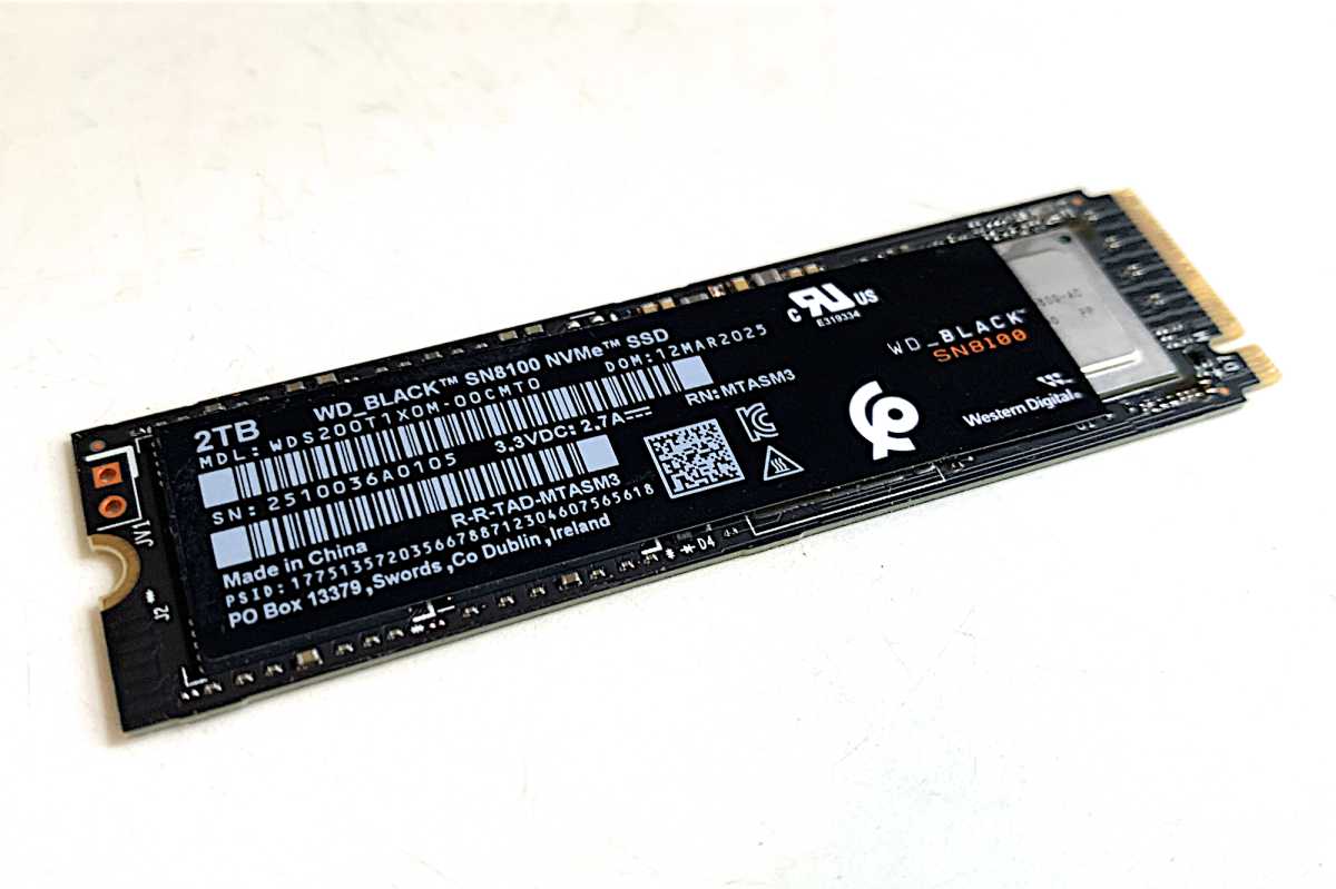 WD Black SN8100 PCIe 5.0 NVMe SSD