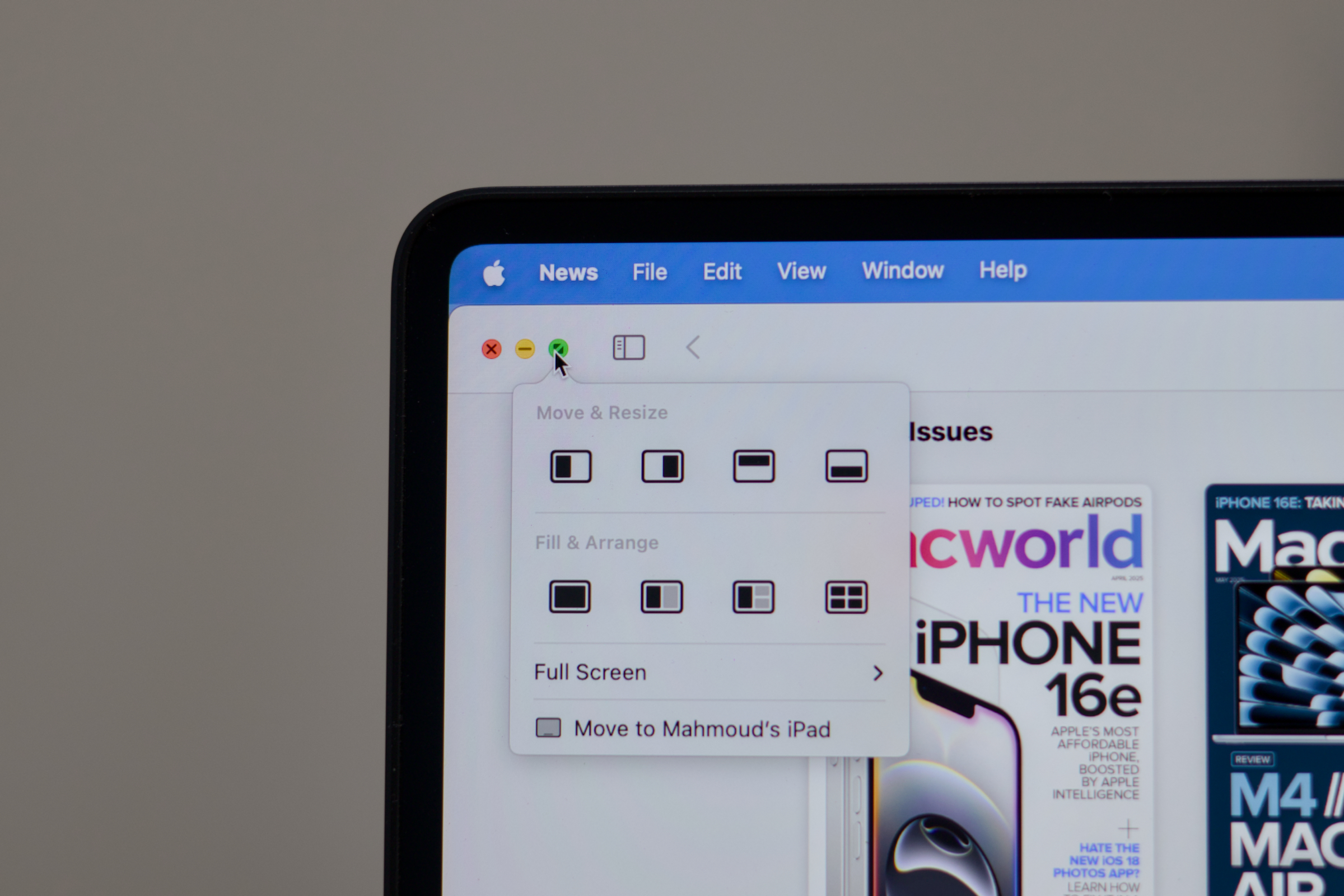 Window management on macOS