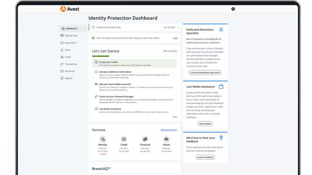 Image: Avast Secure Identity im Test: Warnt bei gestohlenen PasswÃ¶rtern