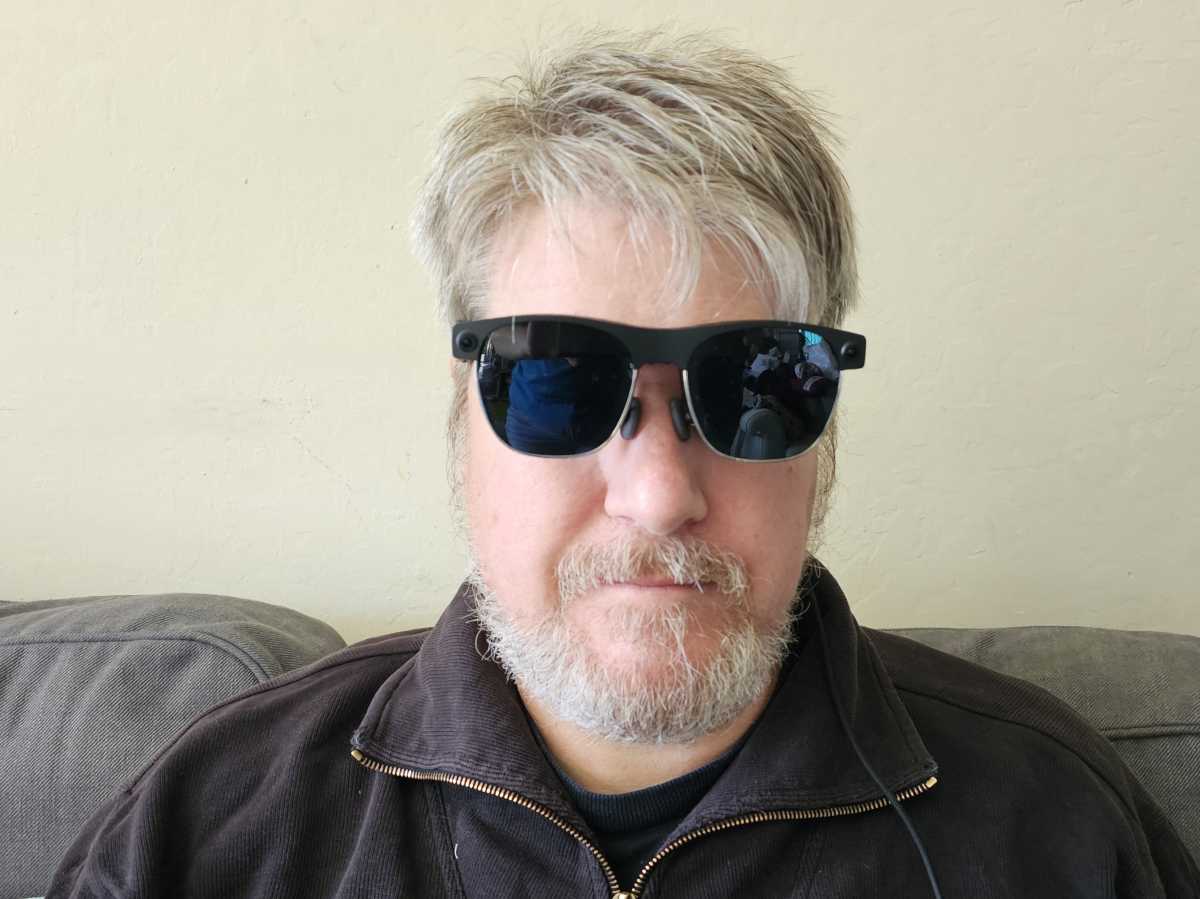 Sightful Spacetop primary glasses on face 3