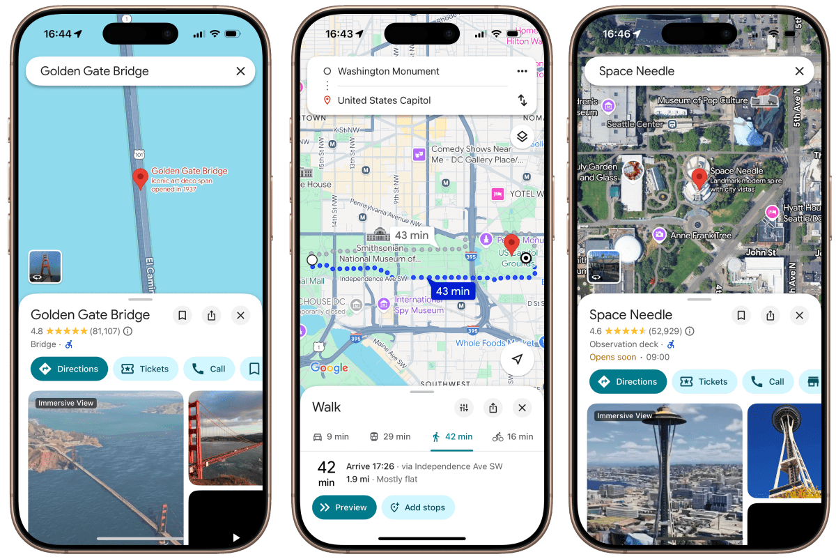 Google Maps iPhone