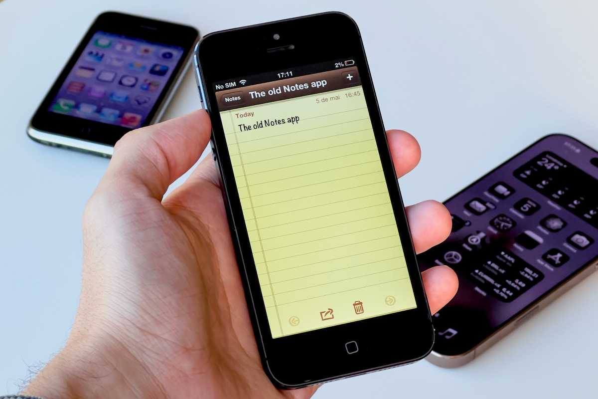 iOS 6 notes app