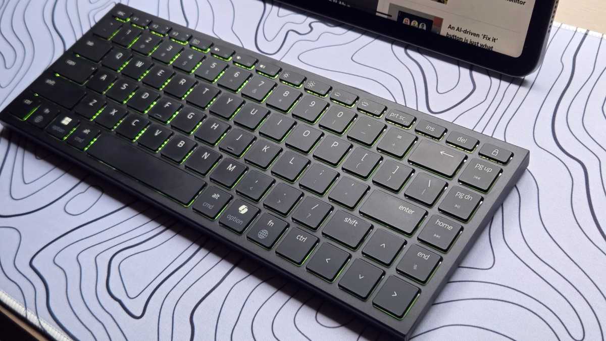 Razer Joro keyboard top