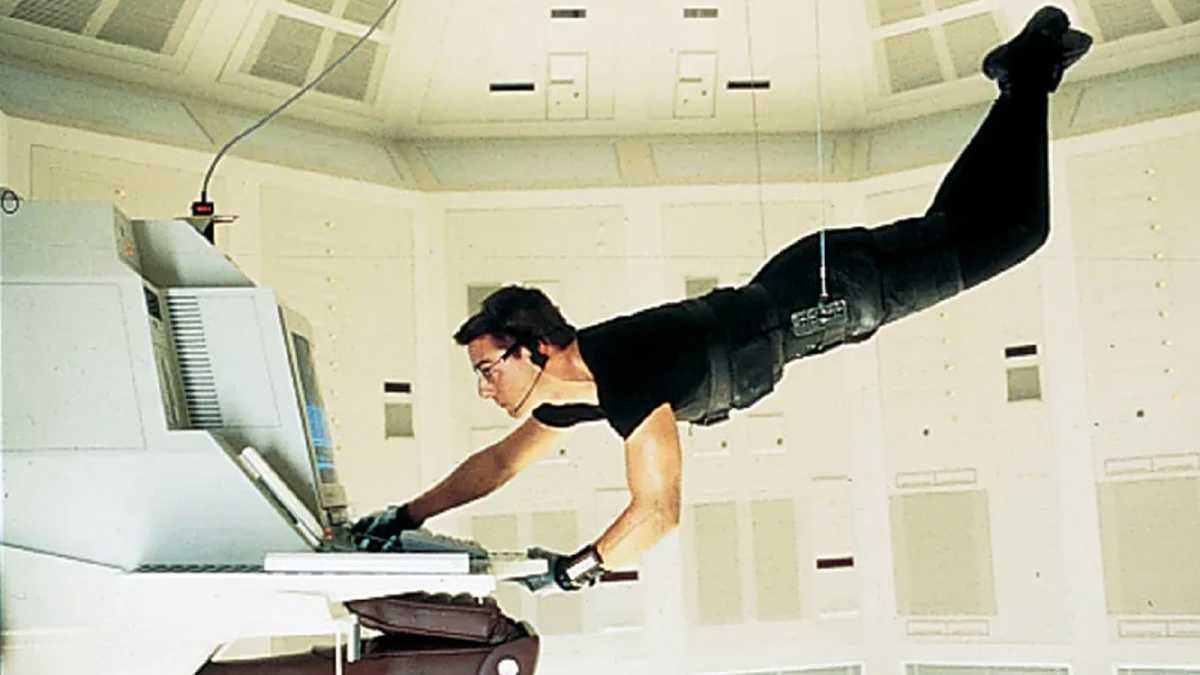 Tom Cruise in Mission Impossible